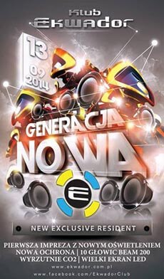 Nowy wygląd, wnętrze oraz rezydent - właściciel klubu EKWADOR MANIECZKI