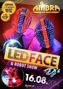 LEDFACE DJs - Ambra Club, Blichowo (16-08-2014)