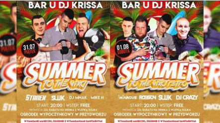 DJ DS B2B ROBSON Bar U Dj KRISSA W PRZYDWORZU 01.08.2020
