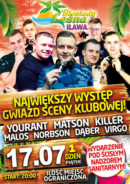 Biesiady LEŚNA Iława - Gwiazdy Sceny Klubowej w Biesiadach Vixa Party Live (17.07.2020)