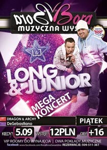 Bora Bora (Zawadzkie) - Long & Junior - na Muzycznej Wyspie Bora Bora (05.09.2014)