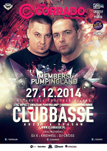 CLUB CORRADO - 26.12.2014 (DRUGI DZIEŃ ŚWIĄT) - DJ GUMA, DJ Lacros, DJ X