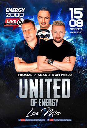 Energy 2000, Katowice - UNITED OF ENERGY - Thomas, Aras, Don Pablo (15.08.2020)