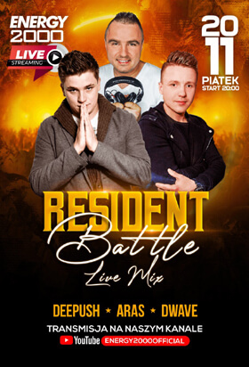 Energy 2000, Katowice - RESIDENT BATTLE - DeePush, Aras, D-Wave (20.11.2020)