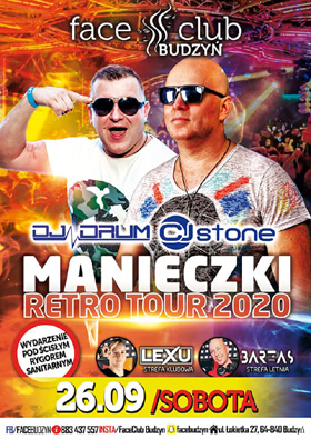 DJ LEXU - FACE CLUB BUDZYŃ 26.09.2020 (RETRO MANIECZKI ON TOUR 2020)