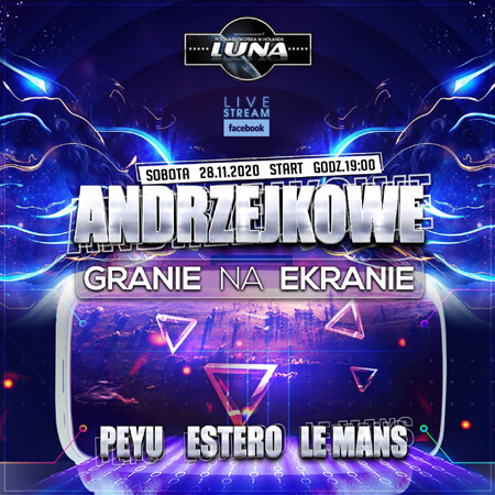 Klub Luna - ANDRZEJKOWE Granie na Ekranie (28.11.2020)