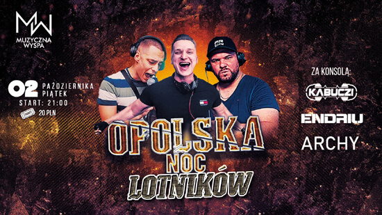 Kabuczi - Muzyczna Wyspa - Opolska Noc Lotników 18.09.2020