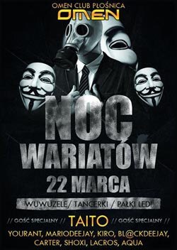 OMEN CLUB - NOC WARIATÓW 22.03.14 - SHOXI
