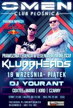Klub Omen (Płośnica) - Klubbheads (19.09.2014)
