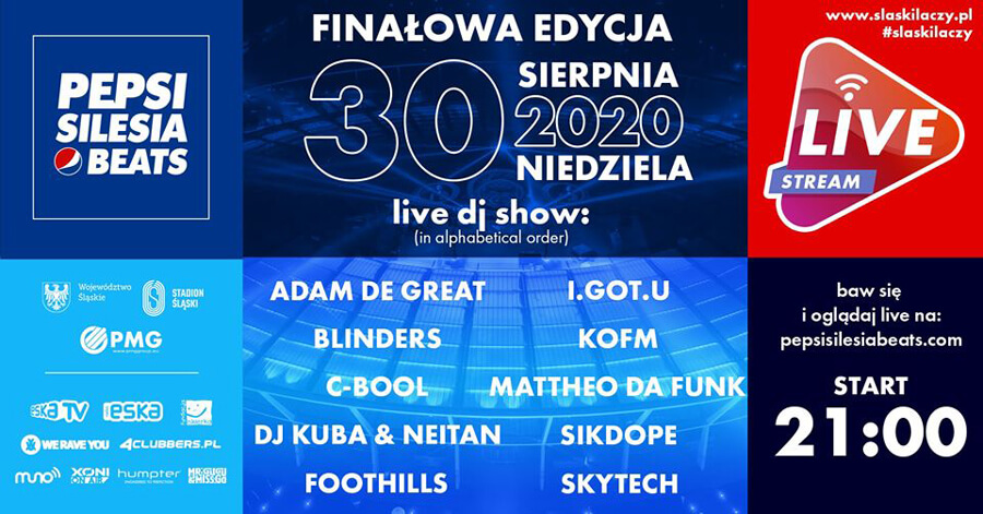 Pepsi Silesia Beats LIVE Stream Stadion Śląski (30.08.2020)