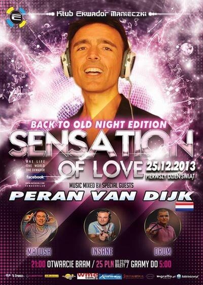 Ekwador Manieczki - 25.12.2013 Sensation of Love – wydanie Back To Old Night