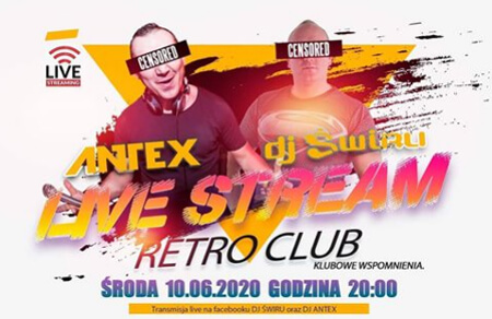 DJ Antex & DJ Świru - Live Mix (10.06.2020) Retro Club