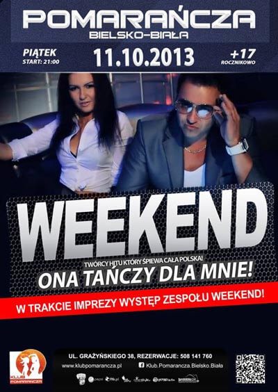Koncert Weekend! - Pomarańcza Klub Bielsko-Biała (11.10.2013)