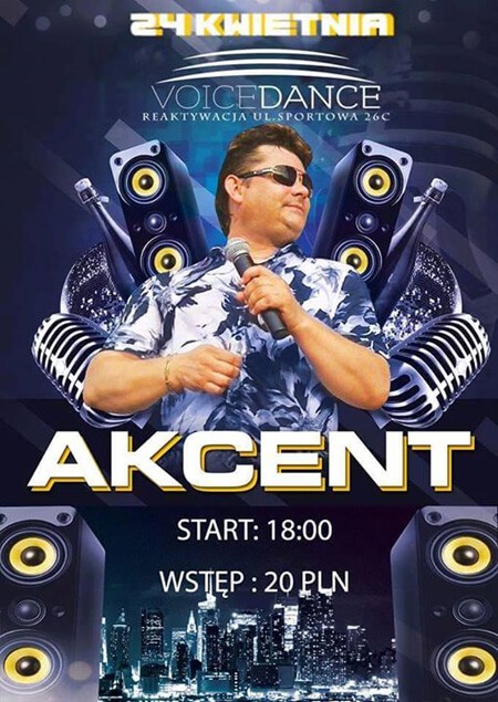 Akcent w Klubie Reaktywacja Działdowo (24.04.2015)