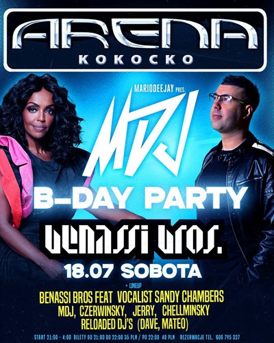 CHELLMINSKY - ARENA KOKOCKO - MDJ B-DAY PARTY (18.07.2026)