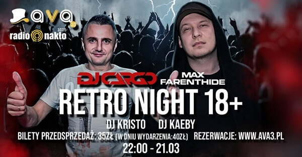 Dj Kaeby, Dj Cargo, Max Farenthide - Klub AVA 3.0 Bydgoszcz (21.03.2026)