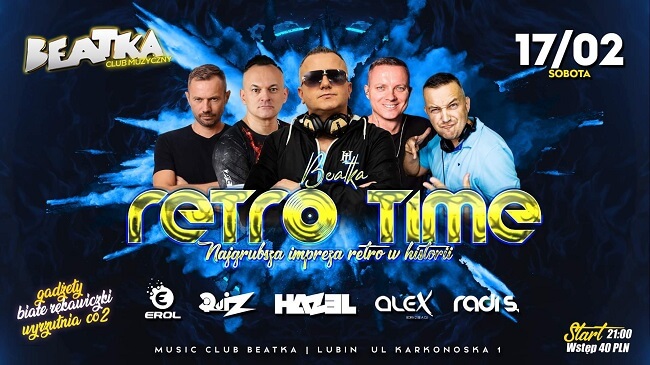 DJ HAZEL, RADI S - Club Beatka Lubin - Retro Time (17.02.2024)