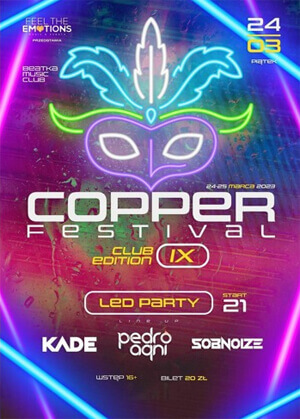 SOBNOIZE - Beatka Music Club, Lubin - LED PARTY - CLUB EDITION IX (24.03.2023)