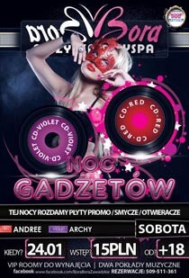 Bora Bora (Zawadzkie) - Noc Gadżetów (17.01.2015)