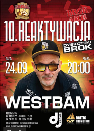 Westbam - Klub Brok Koszalin (24.09.2022)