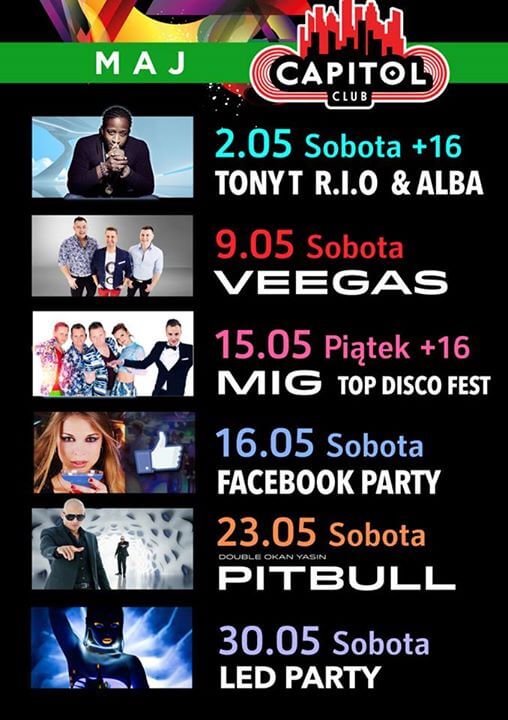 Club Capitol Sypniewo, Ostroleka (IMPREZY MAJ 2015)