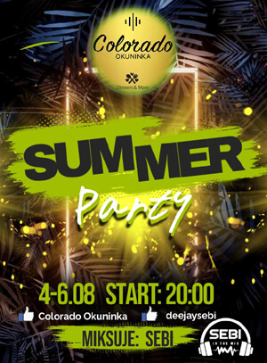Sebi - Summer Party - Colorado Okuninka (04-06.08.2023)