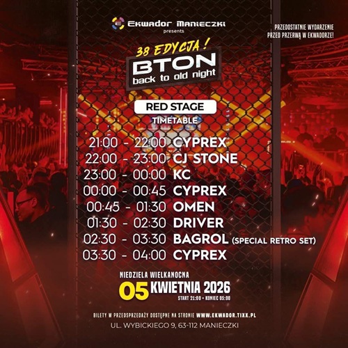 Bagrol - Ekwador Manieczki - B.T.O.N (05.04.2026)