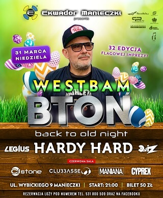 Legius - Ekwador Manieczki - Back To Old Night - B.T.O.N (31.03.2024)