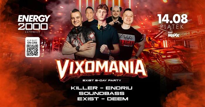 DJ KILLER - Energy 2000 Katowice - VIXOMANIA (14.08.2026)