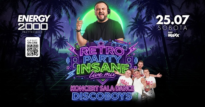 DANIELS x DJ INSANE - Energy 2000 Przytkowice - Retro Party (27.07.2026) DANIELS x DJ INSANE - Energy 2000 Przytkowice - Retro Party (27.07.2026)