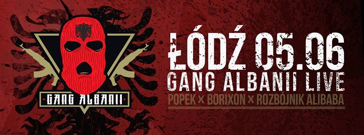 Gang Albanii - KONCERT - ŁÓDŹ 05.06.2015, GLOW CLUB