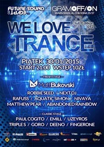 GramOFFON (Warszawa) We Love Trance CE 012 - Rafuss, Aquatic Simon (30.01.2015)