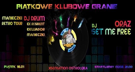 Xsensation Club (Ostrołęka) - Manieczki Retro Tour (16.01.2015)