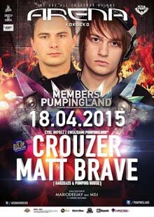 ARENA Kokocko - MEMBERS OF PUMPINGLAND 18.04.2015, CROUZER, MATT BRAVE