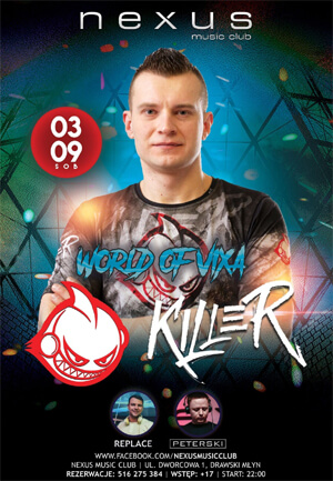 DJ KILLER - NEXUS Music Club, DRAWSKI MŁYN (03.09.2022)