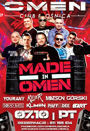 OMEN PŁOŚNICA - MADE IN OMEN (07.10.2022) Wszystkie Sety!