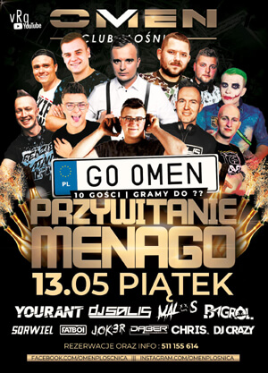OMEN PŁOŚNICA - GO Omen - PRZYWITANIE MENAGO - WSZYSTKIE SETY (13.05.2022)