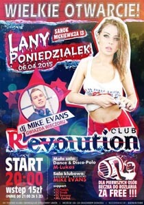 dj MIKE EVANS - Club REVOLUTION Sanok - 2015.04.06 (Otwarcie Klubu Wielkanoc 2015)
