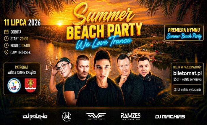 SUMMER BEACH PARTY 2026 - WE LOVE TRANCE - OFICJALNE SETY