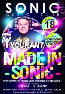 DJ Yourant - Sonic Club 18.04.2015