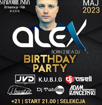 K.U.B.I.G, DJ RASELL, BARTEZ, ADAM KANCERSKI, JAN VAN DAL, DJ ALEX - Wędzarnia Staromiejska Głogów (20.05.2023)