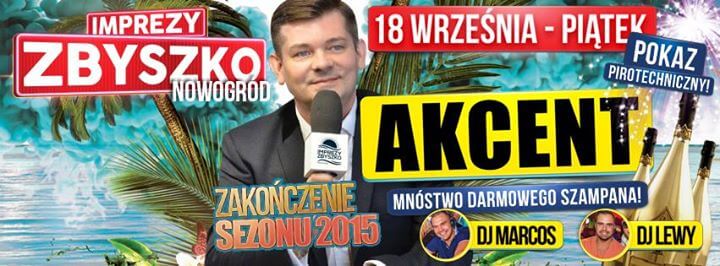 Imprezy Zbyszko - Nowogród - Zespół AKCENT (18.09.2015)