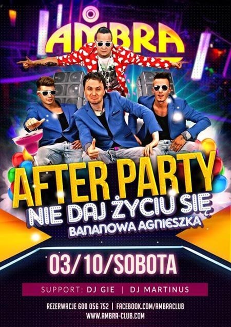 Ambra Blichowo - Koncert zespołu AFTER PARTY (03.10.2015)