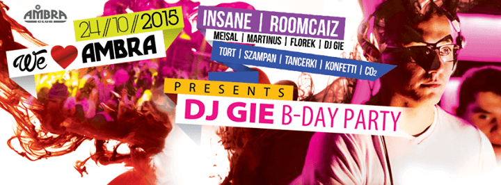 Ambra Club, Blichowo - Urodziny rezydenta DJ GIE (24.10.2015)