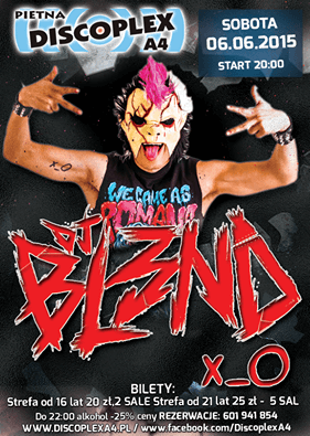 Discoplex A4 Pietna - DJ BL3ND freak SHOW (06.06.2015)