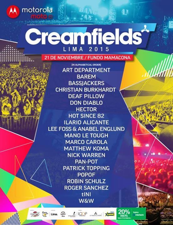 Creamfields Peru - Fundo Mamacona (21.11.2015)