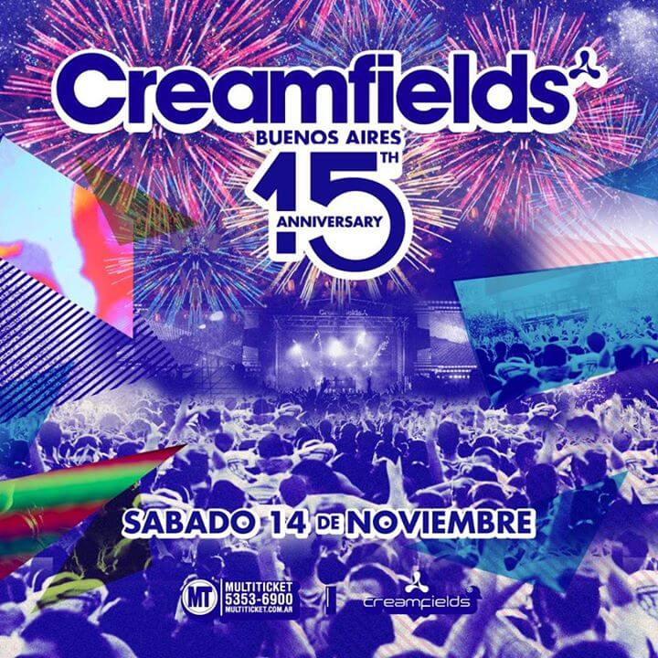Creamfields Buenos Aires - 15th Anniversary (14.11.2015)