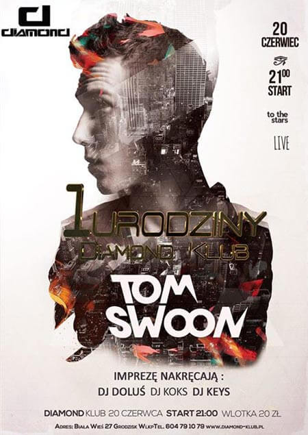 Klub Diamond, Grodzisk Wielkopolski - Tom Swoon (20.06.2015)