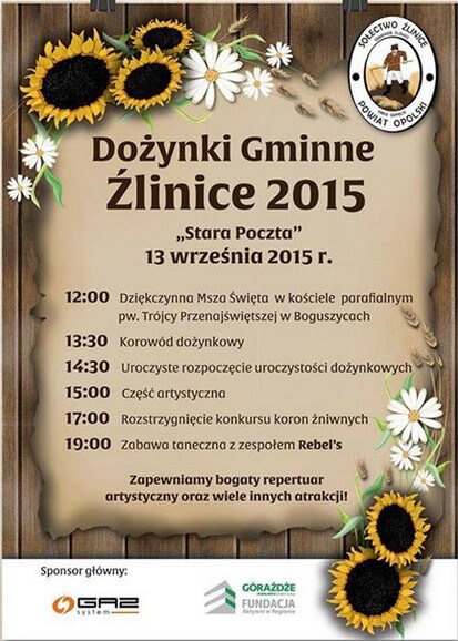 Dożynki Gminne w Źlinicach (13.09.2015)
