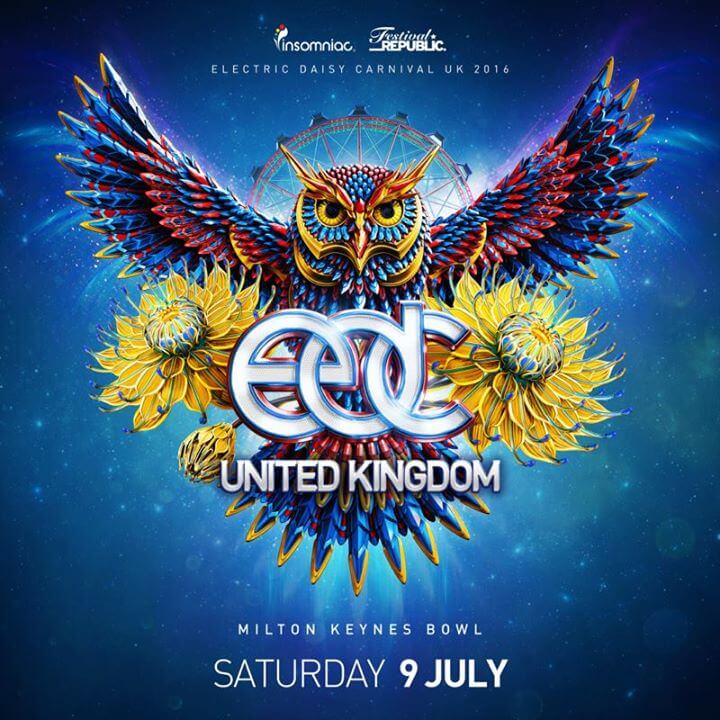 Electric Daisy Carnival UK, Milton Keynes Bowl (09.07.2016)